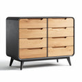 Wooden chest of drawers with four storage compartments 40 x 30 x 80cm
